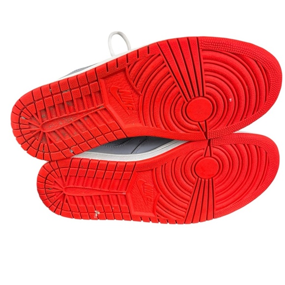 Nike 8.5 Low Air Jordan 1 Flight Athletics Lace Sneakers 350610 Grey, Like NEW - Picture 5 of 10